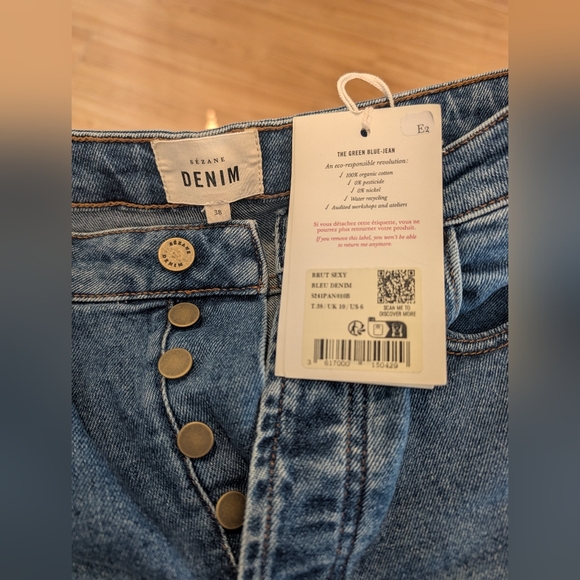 Sezane Denim - Sezane Brut Sexy Bleu Denim